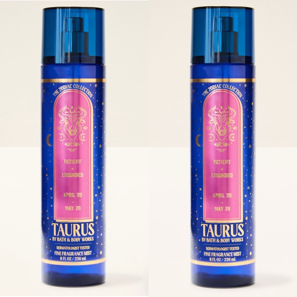 Bath & Body Works Taurus Zodiac Collection Fragrance Mist Set Of Two